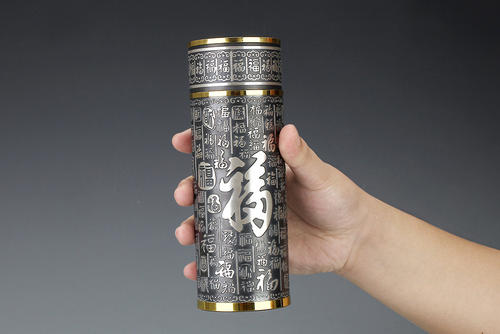 纯银保温杯 纯银保温杯